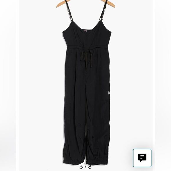 Free people NWT Down To Earth Jumpsuit in black size XS - Picture 3 of 6